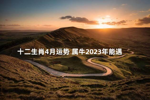 十二生肖4月运势 属牛2023年能遇到正缘吗